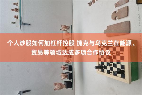 个人炒股如何加杠杆控股 捷克与乌克兰在能源、贸易等领域达成多项合作协议