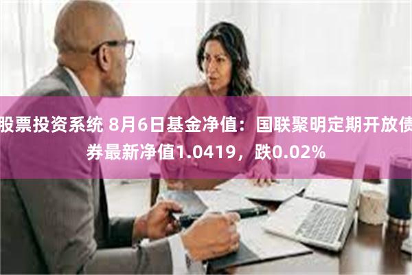 股票投资系统 8月6日基金净值：国联聚明定期开放债券最新净值1.0419，跌0.02%