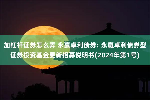 加杠杆证券怎么弄 永赢卓利债券: 永赢卓利债券型证券投资基金更新招募说明书(2024年第1号)