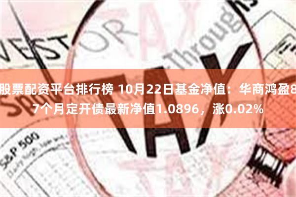 股票配资平台排行榜 10月22日基金净值：华商鸿盈87个月定开债最新净值1.0896，涨0.02%