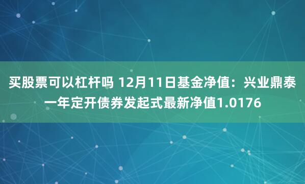 买股票可以杠杆吗 12月11日基金净值：兴业鼎泰一年定开债券发起式最新净值1.0176